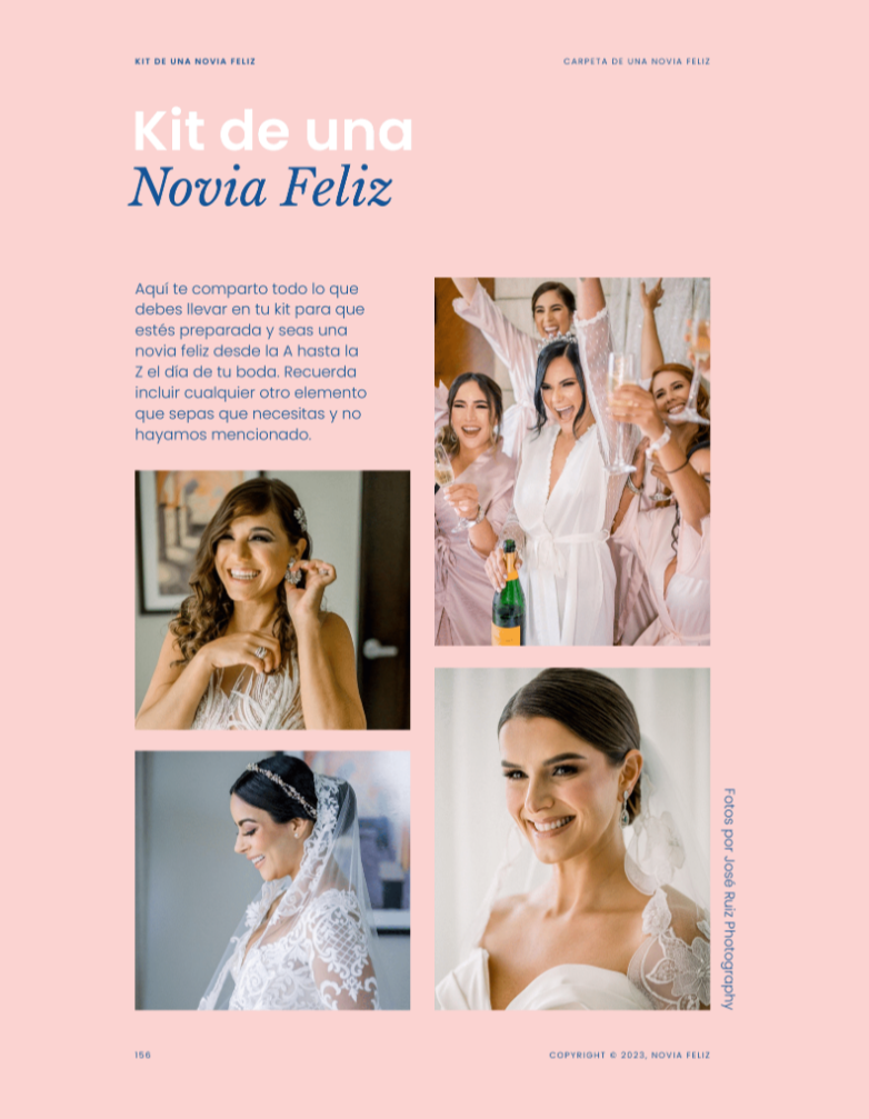 Carpeta de la Novia Feliz